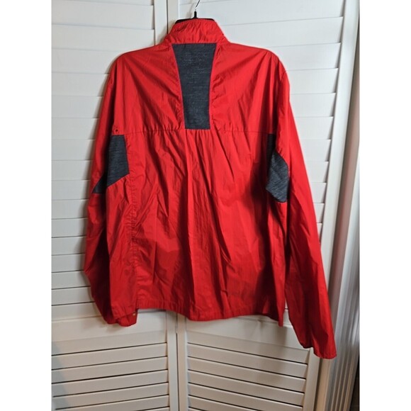 Smartwool Windbreaker Lightweight Mens Red Full Zip Size XL 100% Nylon Outdoors - Picture 2 of 9